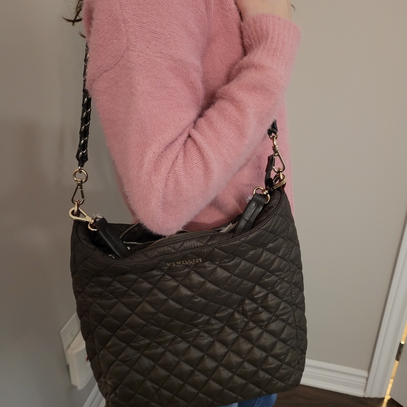 MZ Wallace Black Quilted Women's Bag - Picture 6 of 11